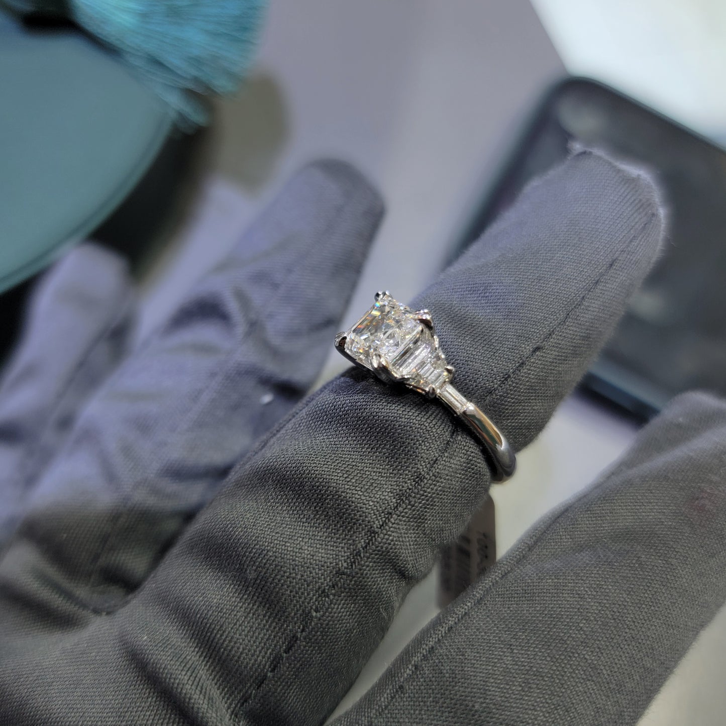 2.6 Carat Lab Grown Diamond Engagement ring