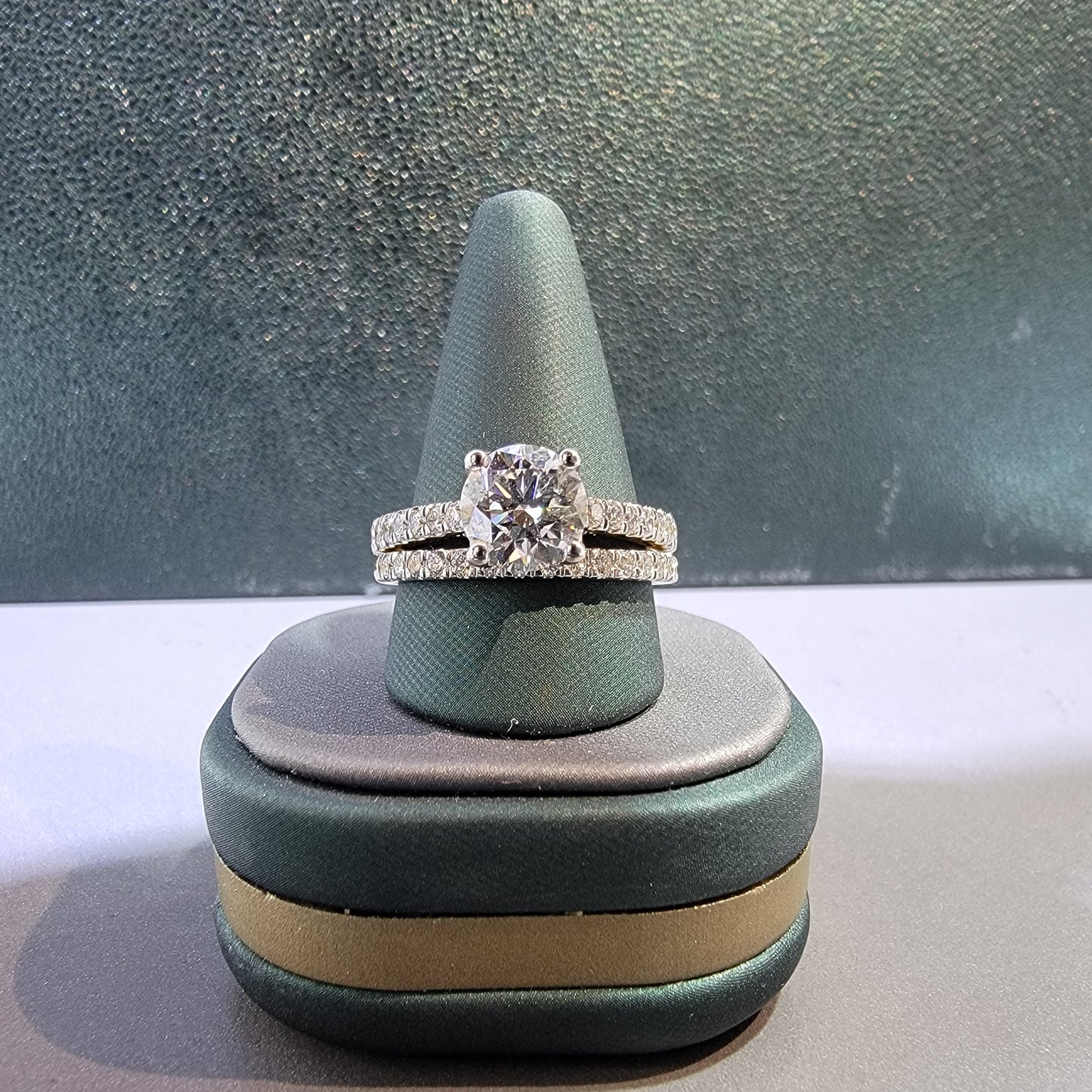 2.33 Carat Lab grown Diamond Engagement Ring