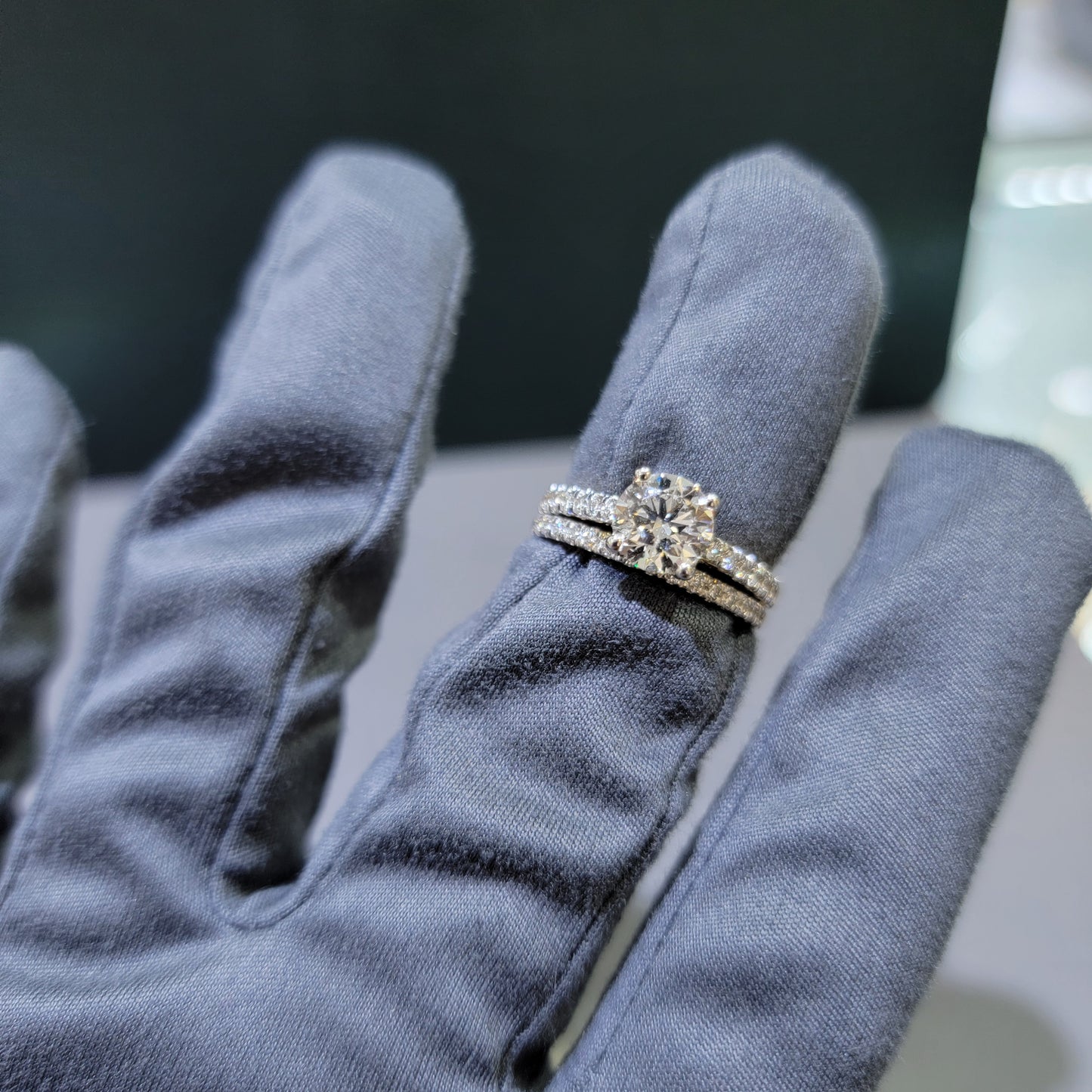 2.33 Carat Lab grown Diamond Engagement Ring