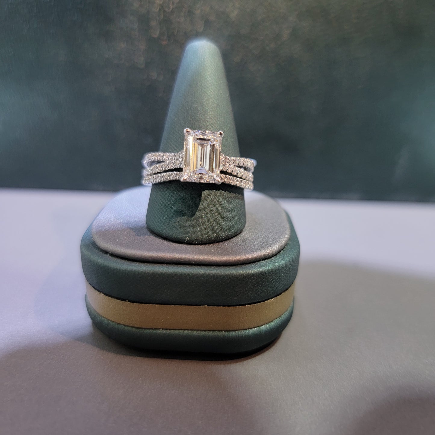 2.4 Carats Lab Grown Diamond Engagement Ring