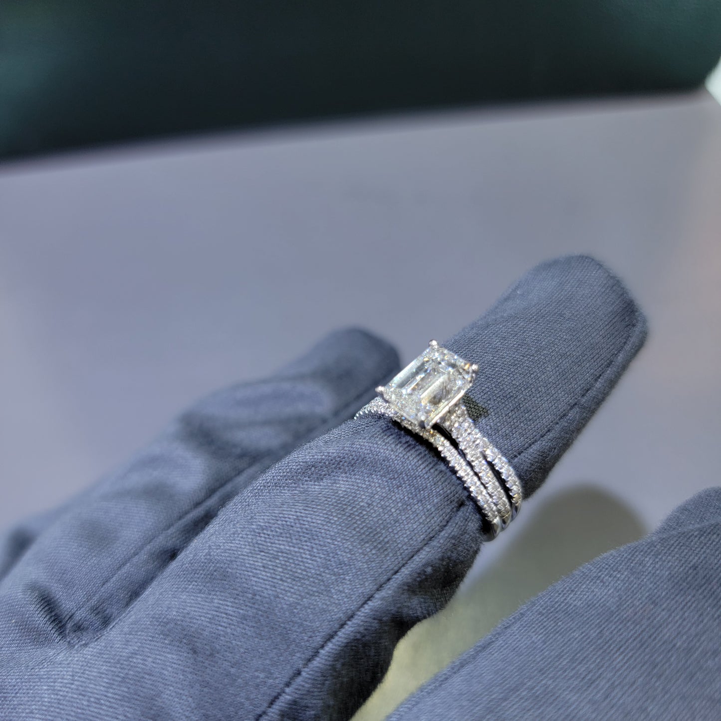 2.4 Carats Lab Grown Diamond Engagement Ring