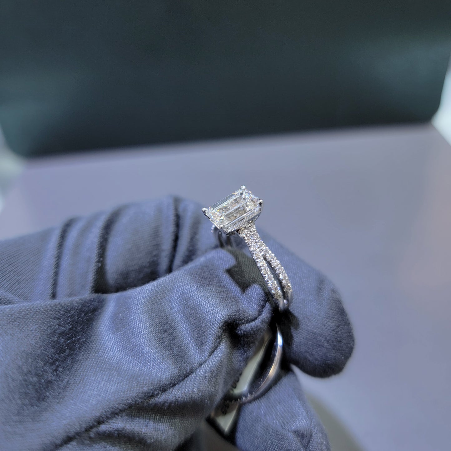 2.4 Carats Lab Grown Diamond Engagement Ring