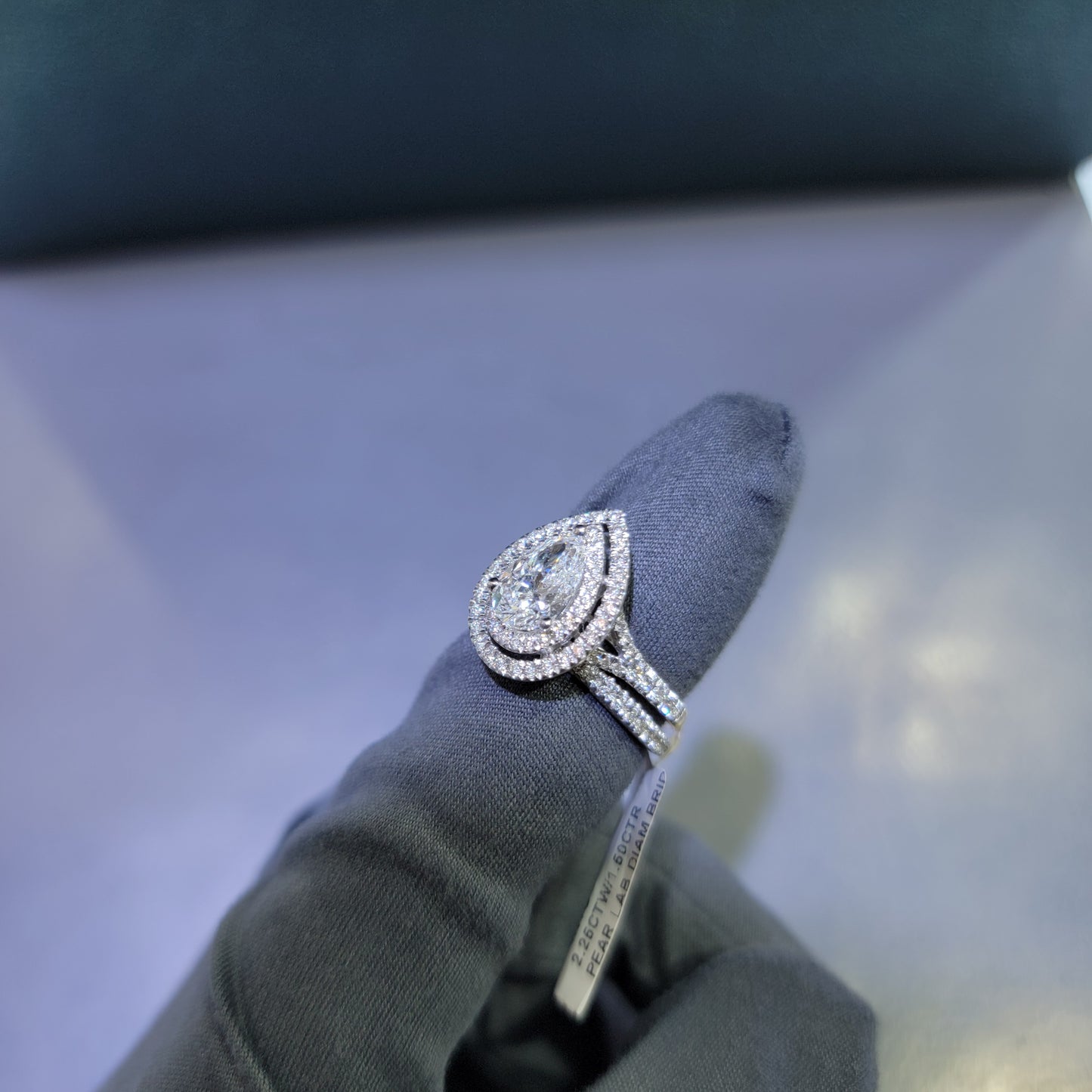 2.25 Carat Lab Grown Diamond Engagement Ring