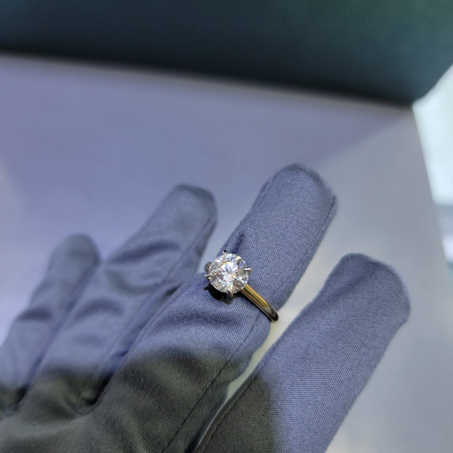 2.23 Carat Lab Grown Diamond Solitaire