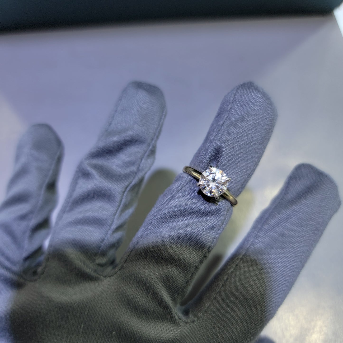 2.23 Carat Lab Grown Diamond Solitaire