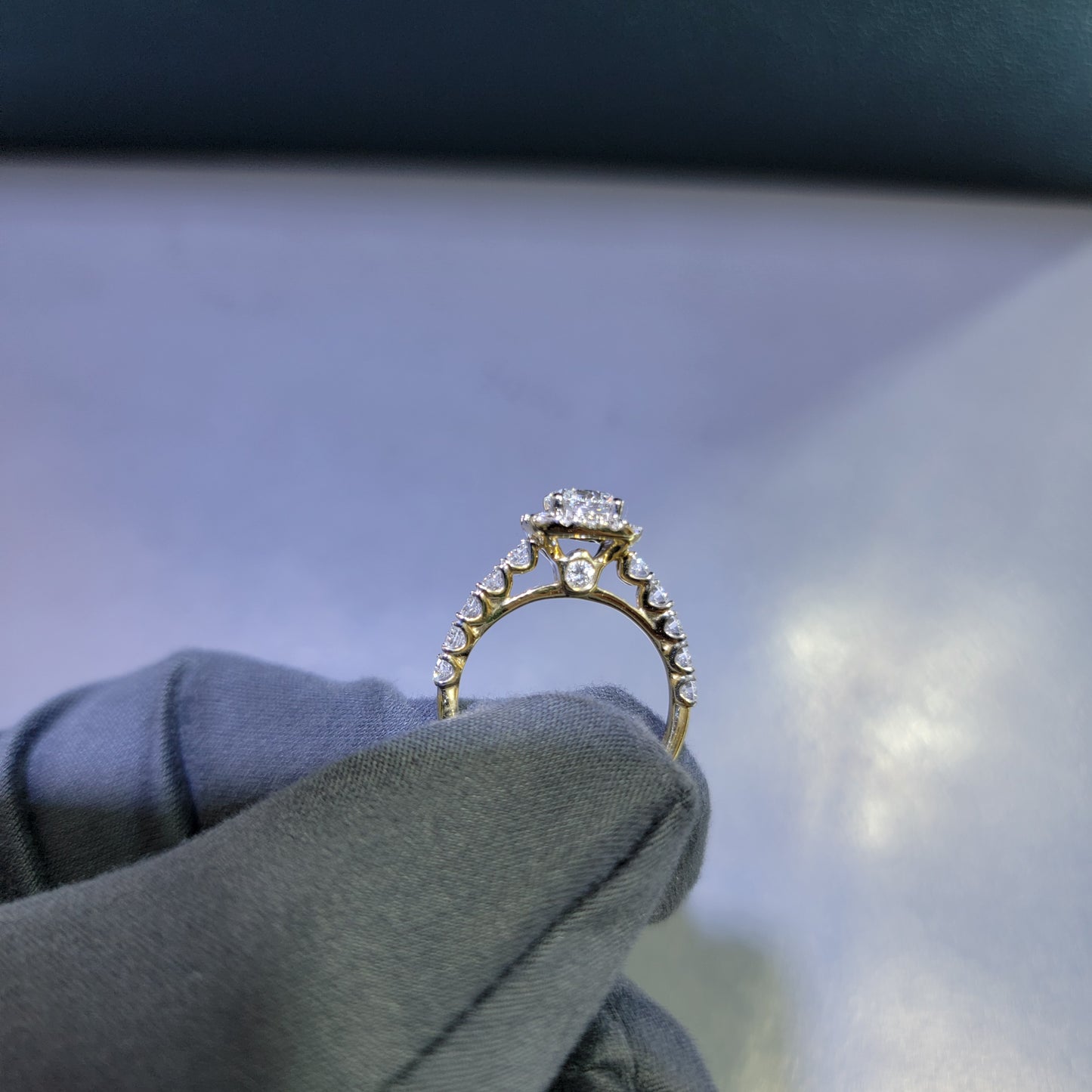 2 Carat Lab Grown Diamond Engagement Ring