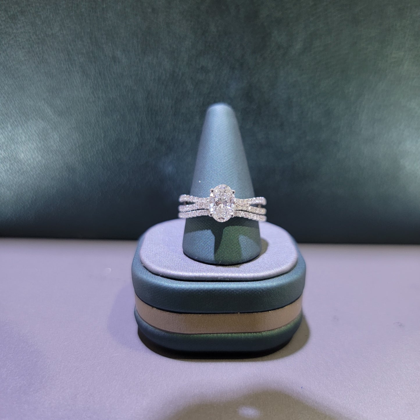 1.4 Carat Lab Grown Diamond Engagement Ring