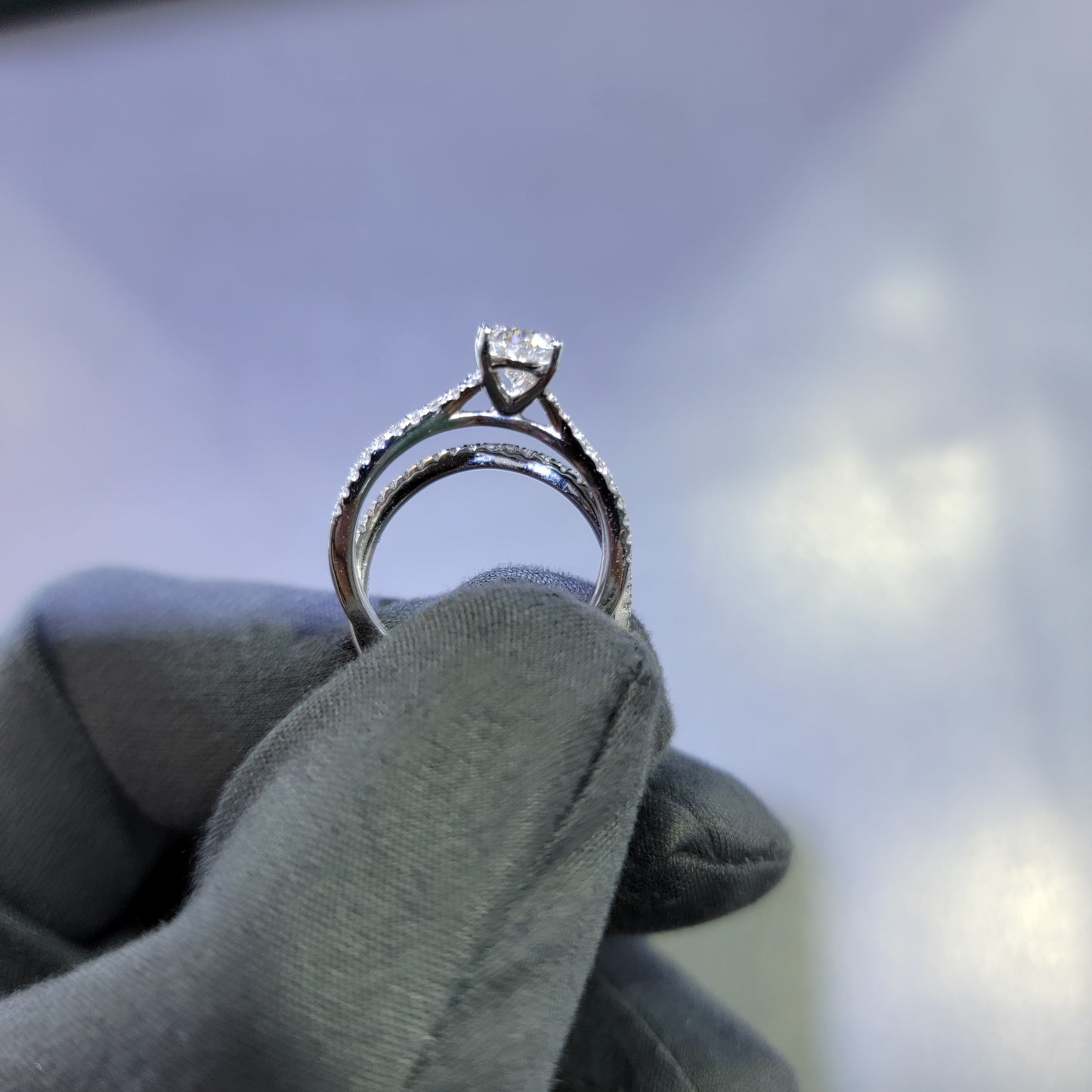 1.4 Carat Lab Grown Diamond Engagement Ring