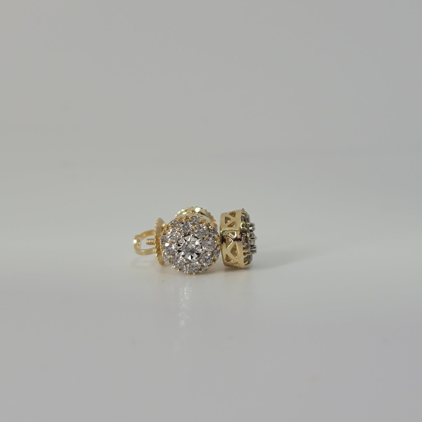 0.55 Carat Natural Diamond Earrings