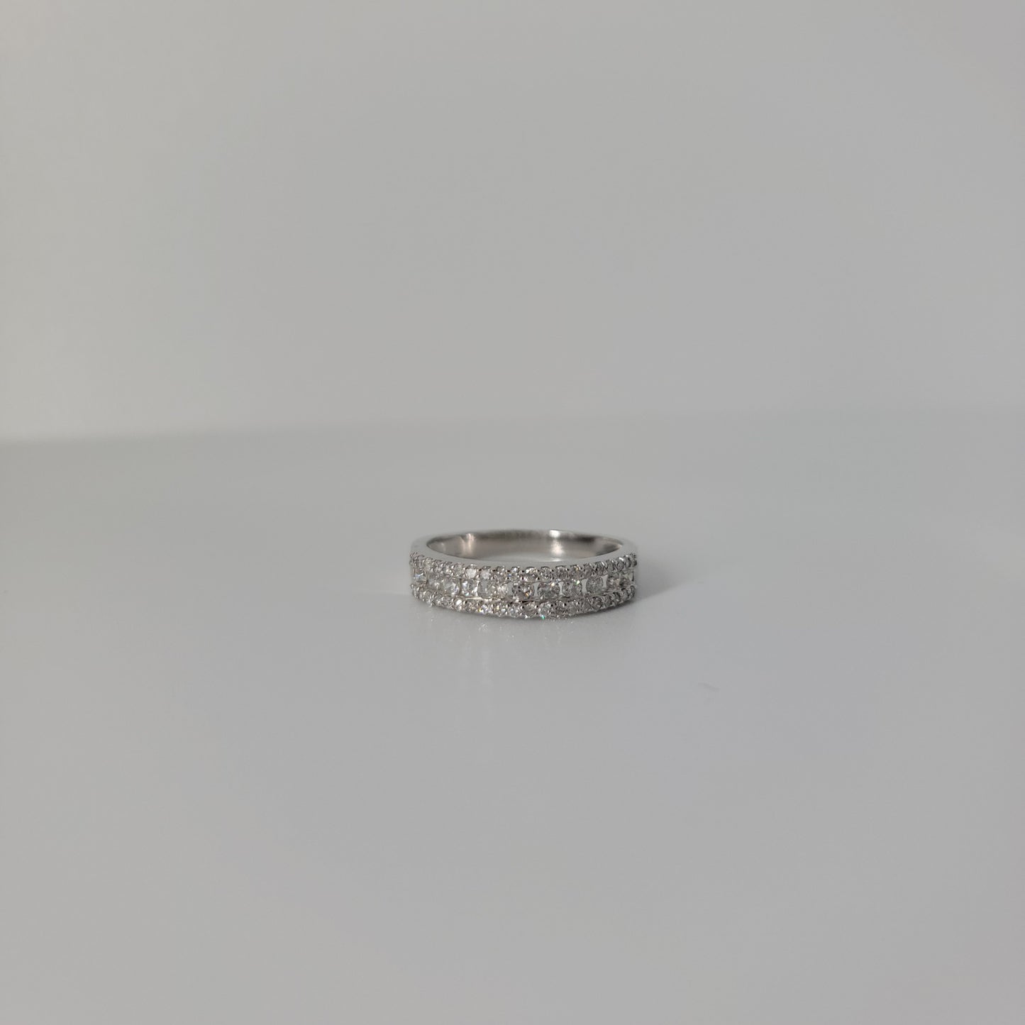0.54 Carats Natural Diamonds Women's Wedding Band
