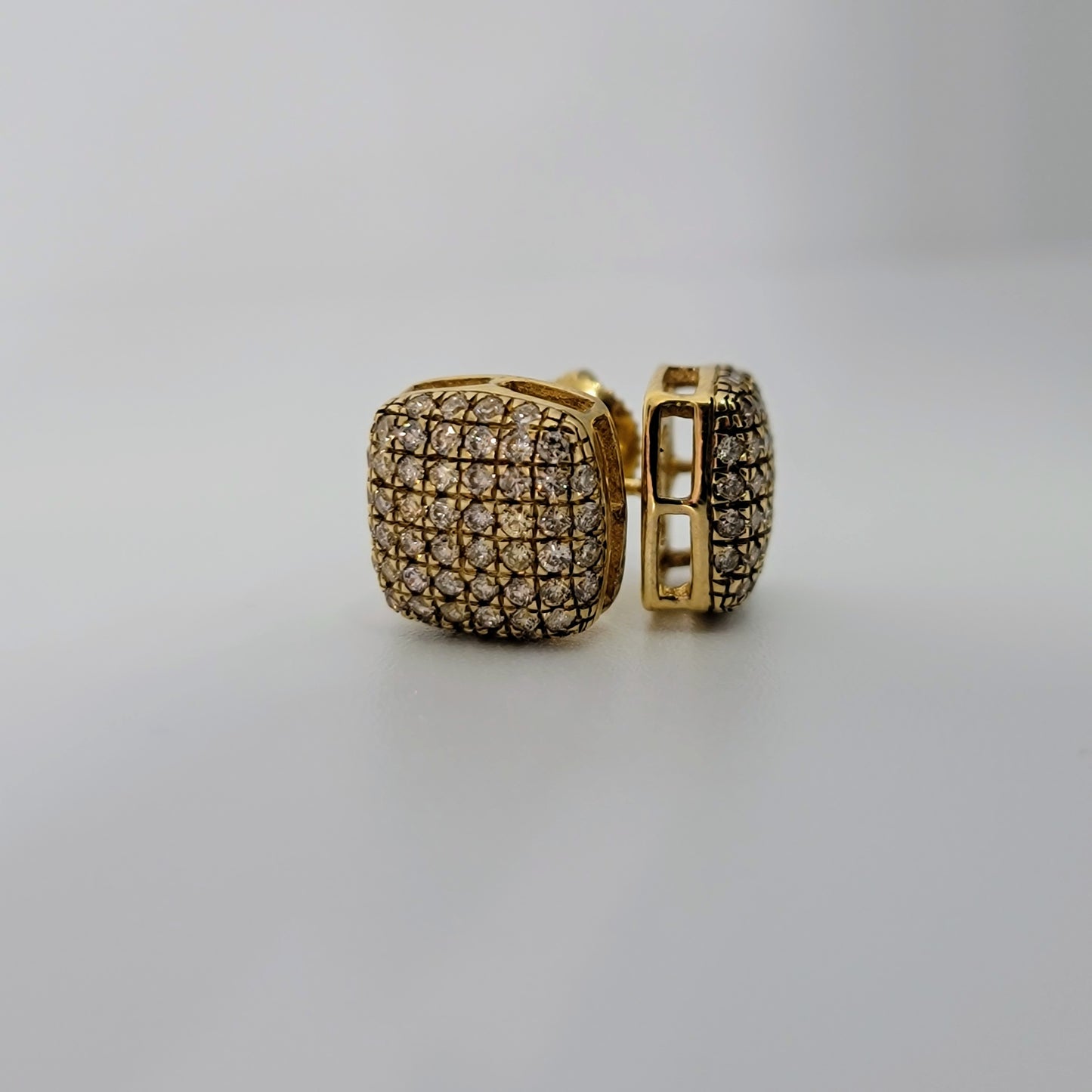 1.10 Carats Natural Diamond Earrings