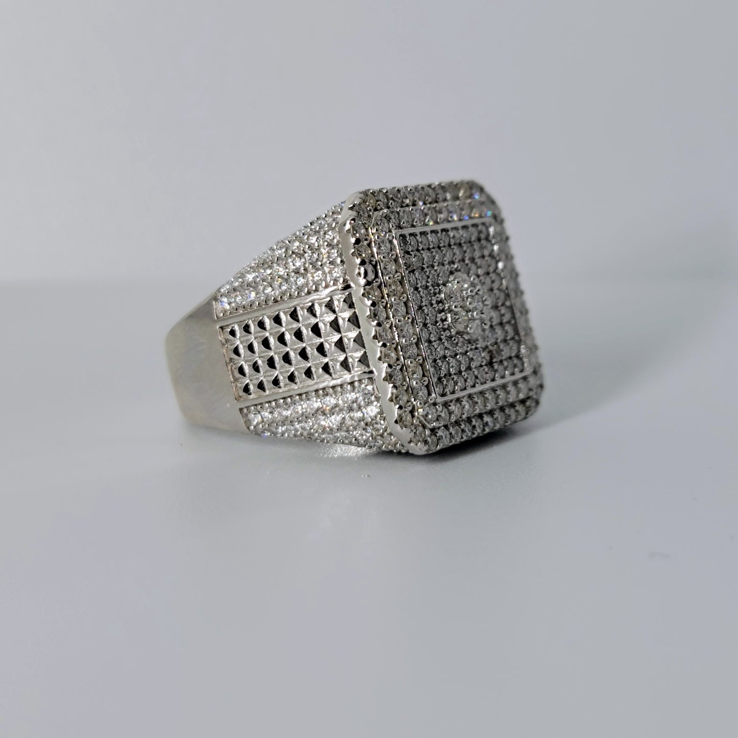 3.6 Carats Men's Moissanite Ring