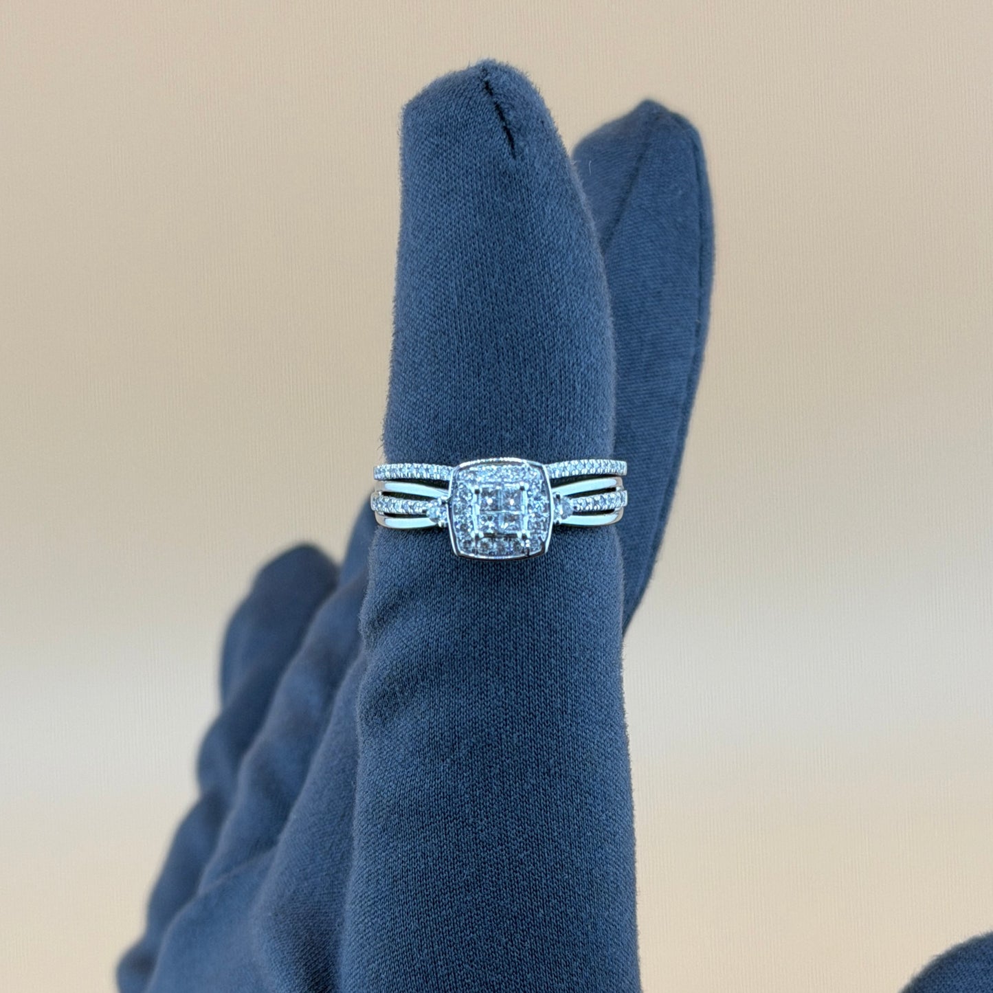 0.47 carats Natural diamonds 14k gold Engagement Ring