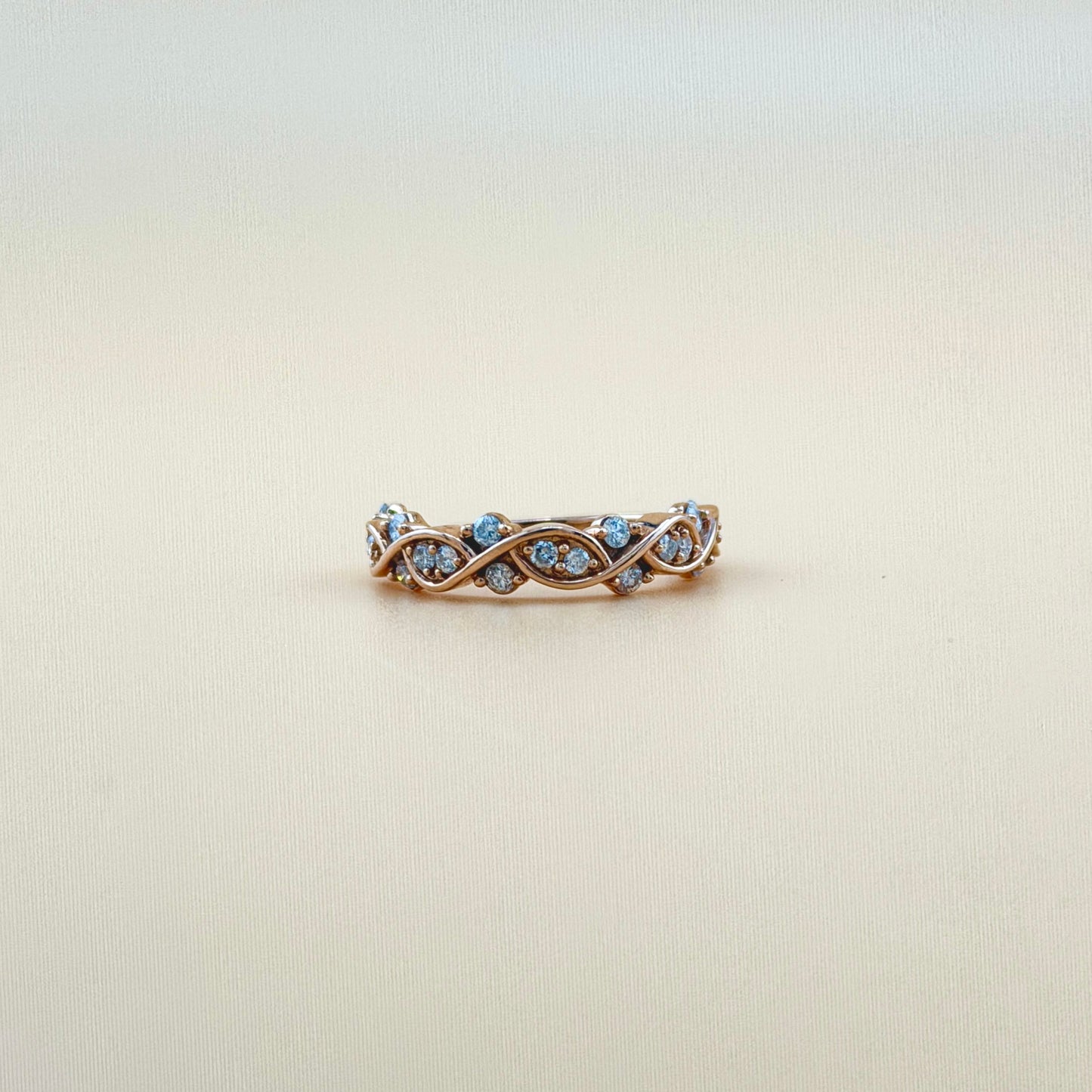 10K Rose Gold Natural Diamond Women’s Wedding Band – 0.52 CTW