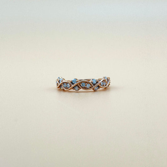 10K Rose Gold Natural Diamond Women’s Wedding Band – 0.52 CTW