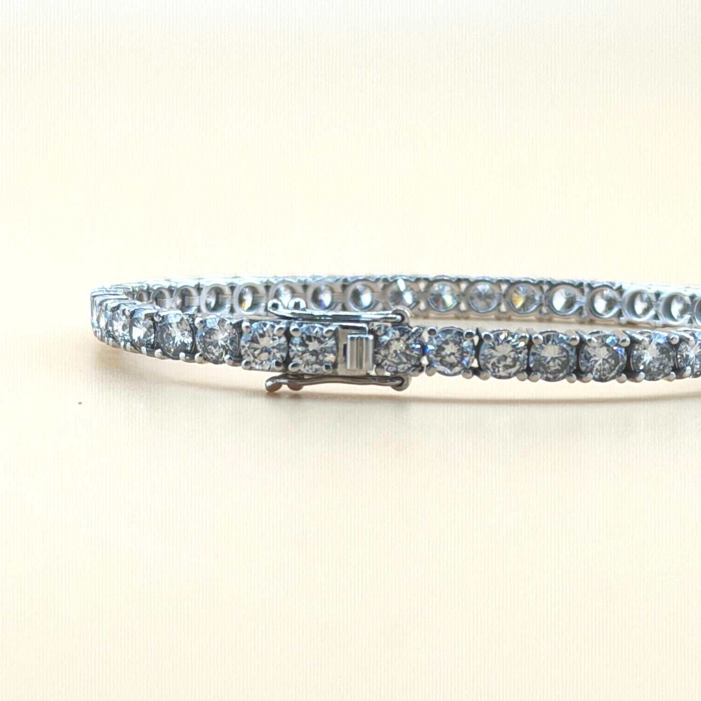 4K White Gold 10.43 CTW Lab Grown Diamond Tennis Bracelet – Luxury Diamond Bracelet