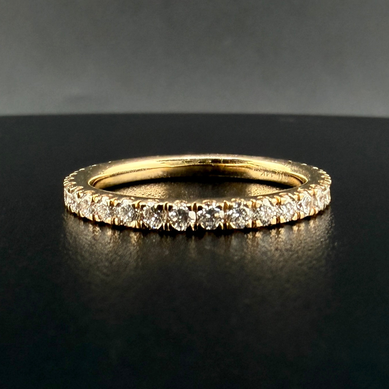 14K Yellow Gold Oval Cut Lab Diamond Engagement Ring – 4.45 CTW Total Diamond Weight