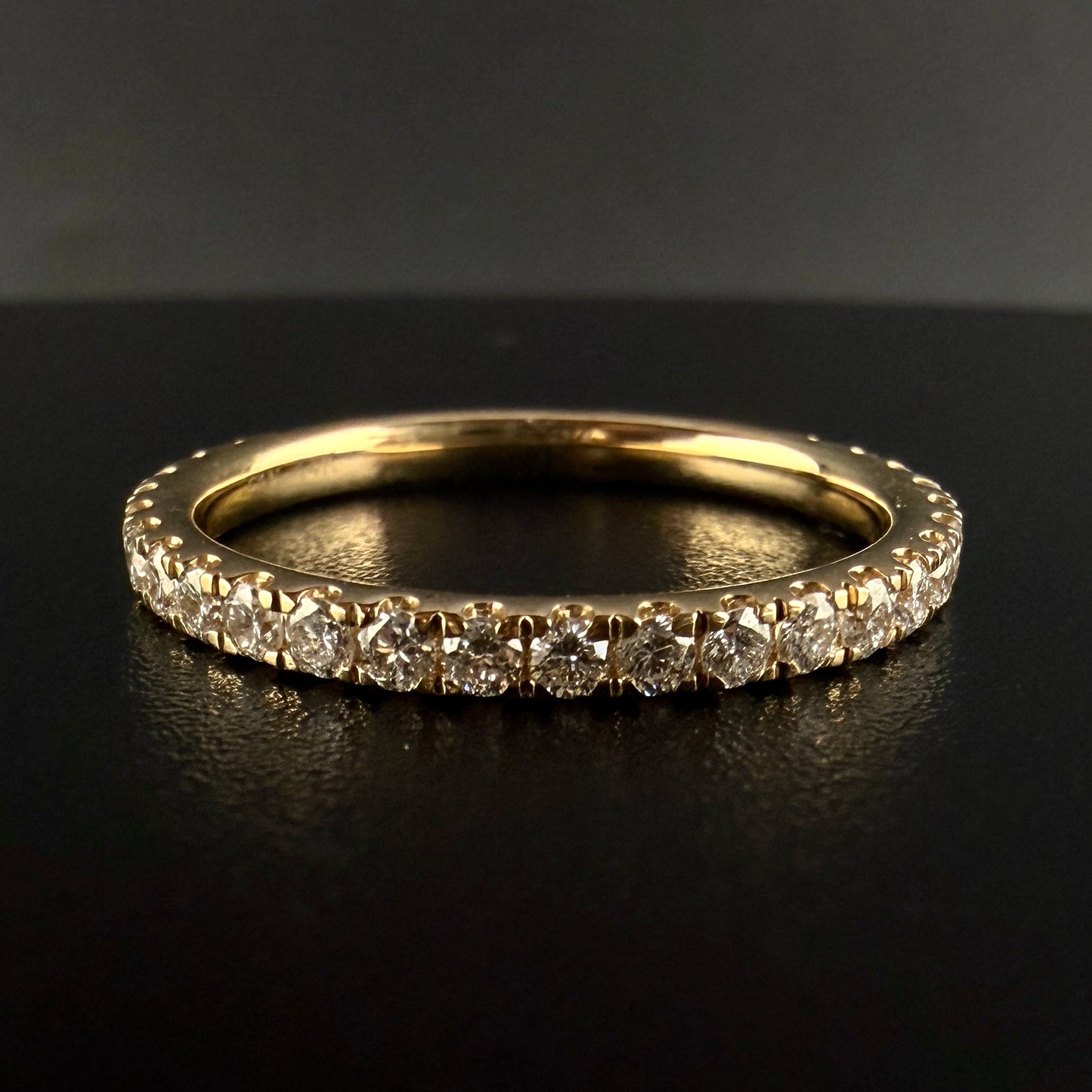 14K Yellow Gold 3.35CTW Lab Grown Diamond Bridal Set – 2.10CT Radiant Cut Center (VVS2), Hidden Halo Engagement Ring & Matching Band