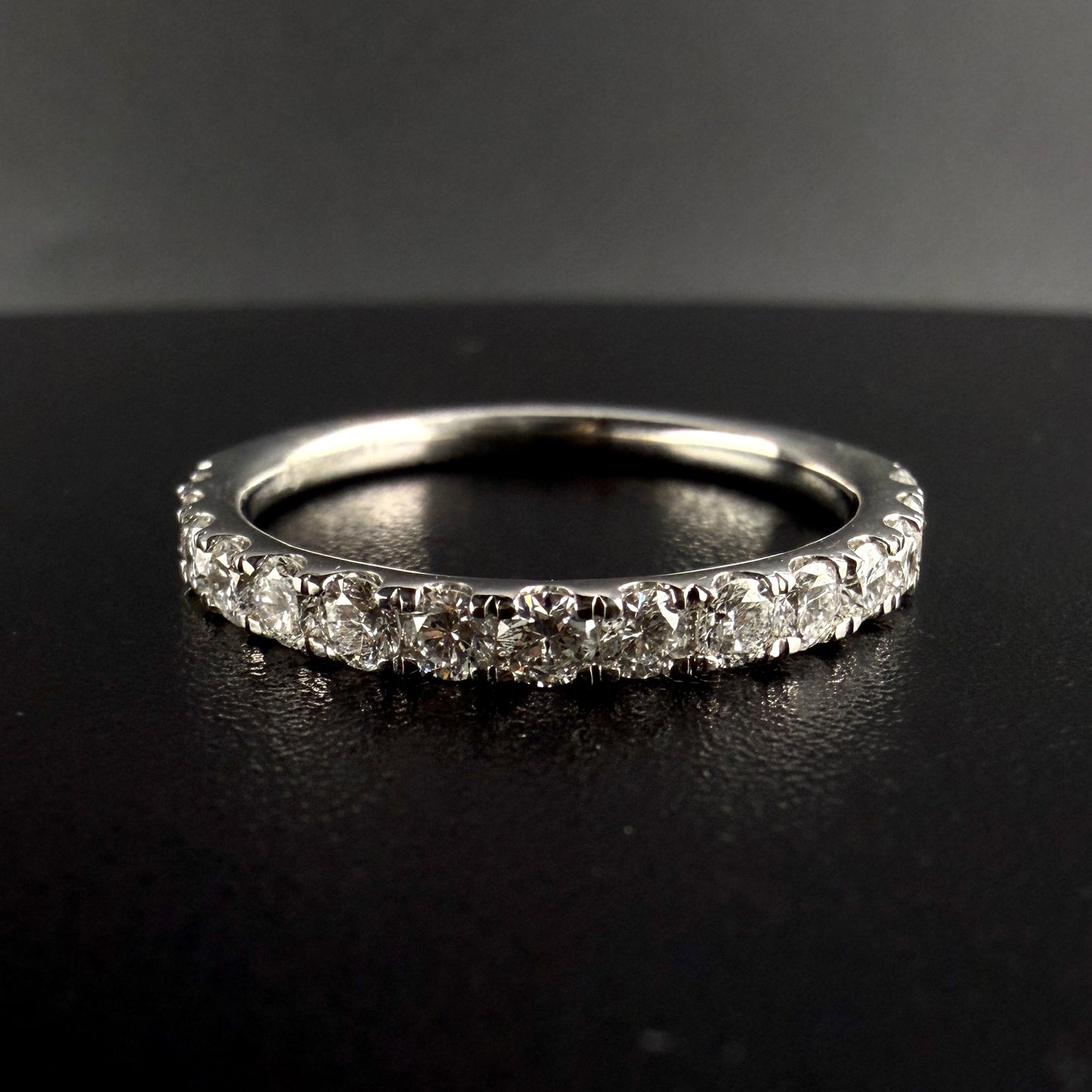 14K White Gold 3.35CTW Lab grown Diamond Bridal Set – 2.01CT Emerald Cut Center, Double Hidden Halo Engagement Ring & Matching Band