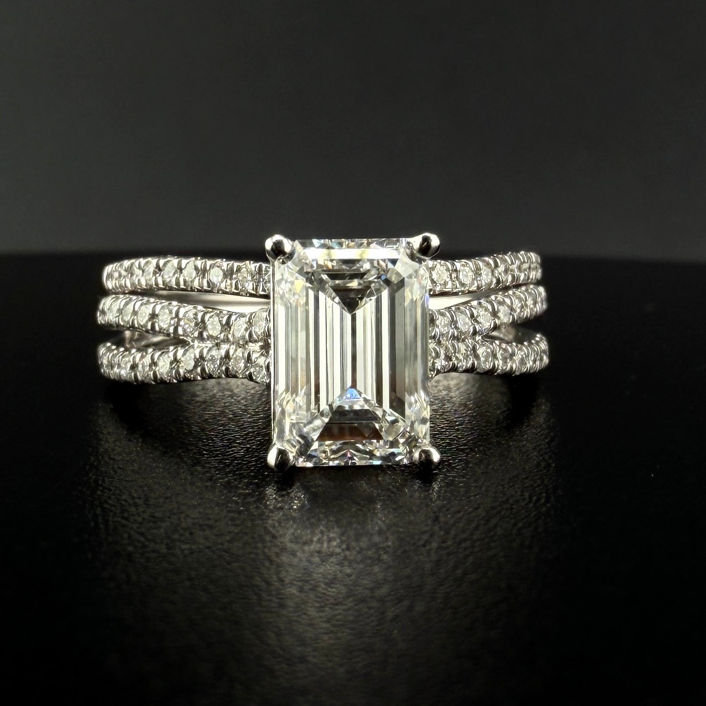 2.4 Carats Lab Grown Diamond Engagement Ring