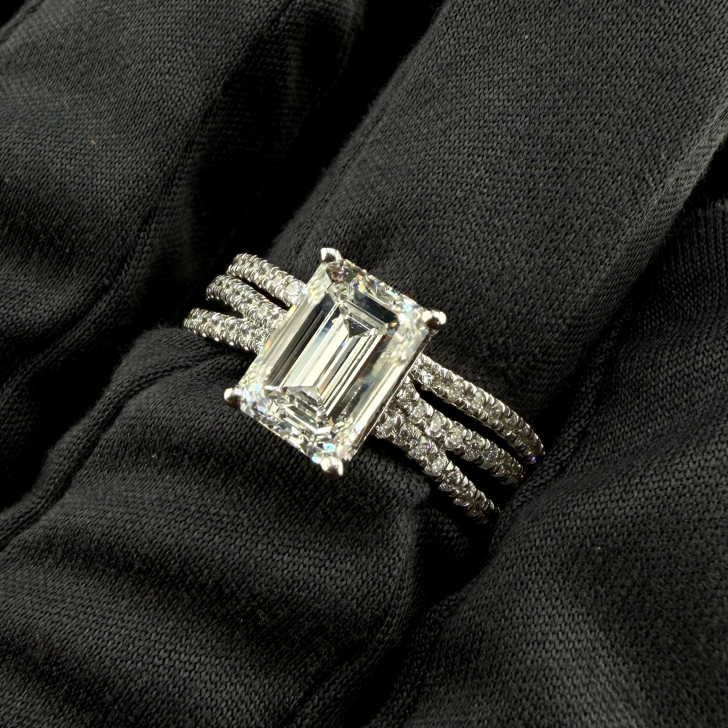 2.4 Carats Lab Grown Diamond Engagement Ring