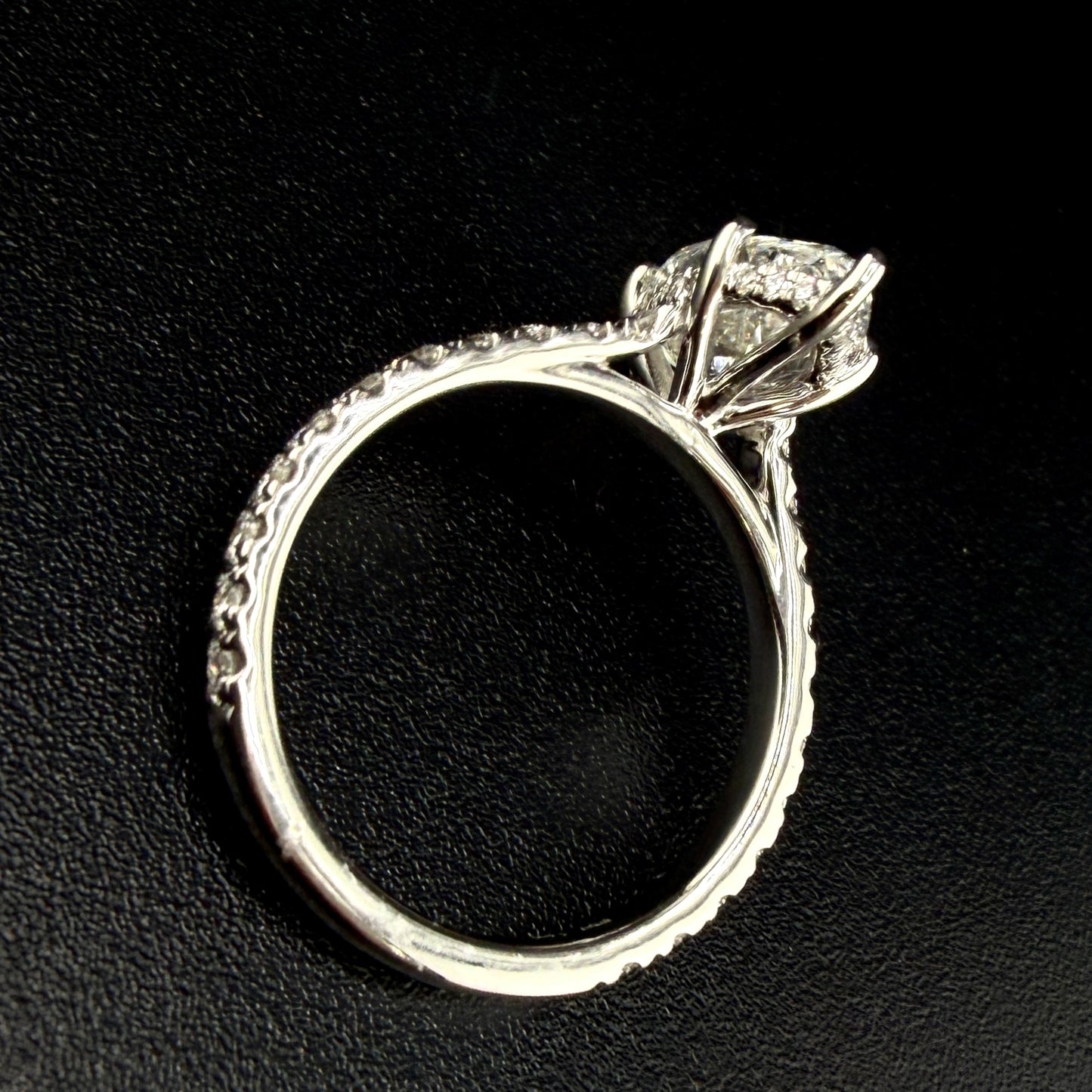 14K White Gold 2.01 CT Marquise Center Bridal Set with Matching Band – 3.29 CTW Total